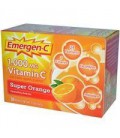 Emergen-C Vitamin C Fizzy Drink Mix, 1000 mg, Super Orange,