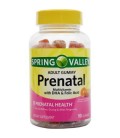 Spring Valley adultes Gummy prénatale multivitamines avec DHA et acide folique 90 ct