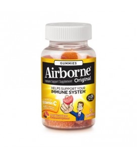 Airborne fruits assortis Flavored gélifiés 21 count - 1000 mg de vitamine C et minéraux et herbes Soutien immunitaire