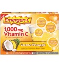 Emergen-C 1000 mg de vitamine C d'ananas Coconut 30 bis (Paquet de 3)