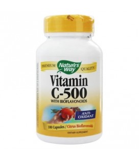 Nature's Way Vitamine C 500 mg avec bioflavonoïdes 100 Ct