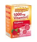 Emergen-C saveur de framboise 1000 mg de vitamine C Supplément boisson gazeuse Mix 10 pk