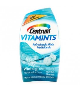 Centrum ® VitaMints® multivitamines - Supplément Multiminéraux Wintergreen saveur Bouteille 120 ct