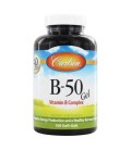 Carlson Labs - B50 Gel vitamine B complexe - 100 Gélules