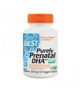 Doctor's Best Purement prénatale DHA 200 mg gélules végétales 120 Ct