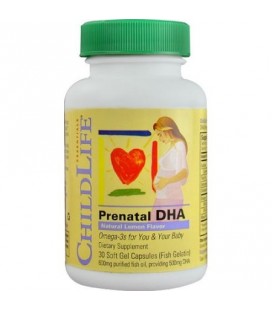 ChildLife prénatale DHA Gélules citron naturel 30 ch