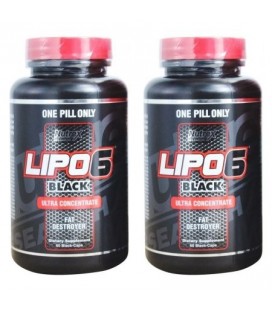 Nutrex Research Lipo-6 Black Ultra concentré perte de poids supplément 2 bouteilles 120 ct au total