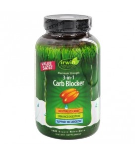 Irwin Naturals - Maximum Strength 3-in-1 Carb Blocker - 150 gélules