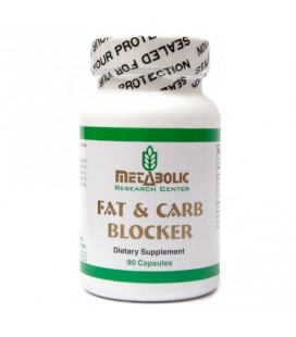 Metabolic Research Center Fat et Bloqueur de Glucides 90 count