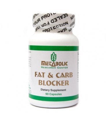 Metabolic Research Center Fat et Bloqueur de Glucides 90 count