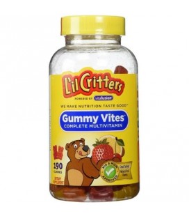 L'il Critters Gummy Vites multivitamines et formule minérale pour les enfants 190 ch (Pack de 6)