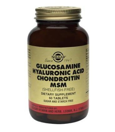 Glucosamine/Hyaluronic Acid/Chondroitin/MSM (Shellfish-Free) - 120 - Tablets