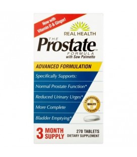 Real Health Laboratoires La formule de la prostate supplément alimentaire comprimés avec le palmier nain 270 ct