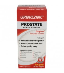URINOZINC Formule de la prostate 60 bis (Paquet de 2)