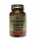 Solgar -Vitamin D3 (Cholecalciferol) 5000 IU 100 Softgels