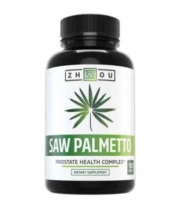 Saw Palmetto Capsules pour la santé de la prostate - Extrait et poudre Berry complexe pour réduire mictions fréquentes - DHT 