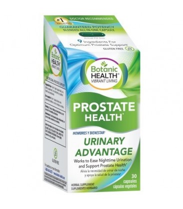 Botanic Health Santé de la prostate Avantage urinaire 30 Ct