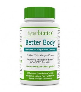 Hyperbiotics meilleur corps - Probiotiques pour le soutien de perte de poids - Support Votre poids corporel idéal - Réduire l'im