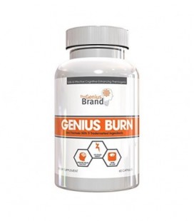 BURN GENIUS - thermogénique perte de poids et Nootropic Supplément Focus - métabolisme naturel et énergie Booster, Fat Burner po