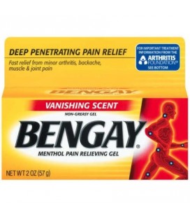 Bengay Vanishing Parfum Gel non gras analgésique - 2 Oz