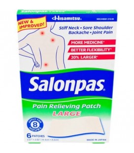 Salonpas Patch analgésique Large 6 count