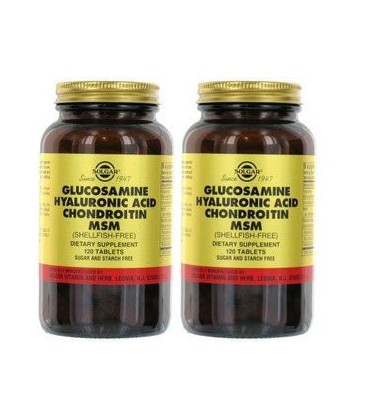 Glucosamine/hyaluronic Acid/chondroitin/msm (Shellfish-free) - 120 - Tablets(multi Pack)