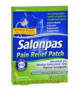 Salonpas HG0198705 Pain Relief Patch - Paquet de 5