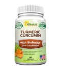 Curcuma curcumine 1600mg pur avec BioPerine Poivre Noir Extrait - 180 Capsules - 95% Curcuminoïdes 100% naturelles Tumeric poud