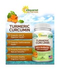 Curcuma curcumine 1600mg pur avec BioPerine Poivre Noir Extrait - 180 Capsules - 95% Curcuminoïdes 100% naturelles Tumeric poud