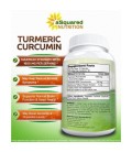 Curcuma curcumine 1600mg pur avec BioPerine Poivre Noir Extrait - 180 Capsules - 95% Curcuminoïdes 100% naturelles Tumeric poud