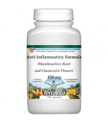 Anti-inflammatoire formule - racine de guimauve et fleur de camomille - 450 mg (100 capsules ZIN- 511624)