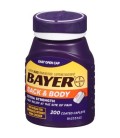 Bayer Retour -amp- Extra Body Force Aspirine 500mg comprimés enrobés soulagement rapide sur le site de la douleur la douleur r