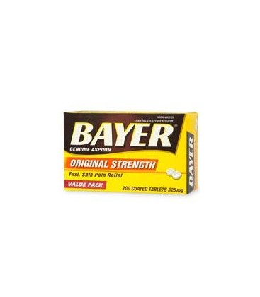 Bayer Aspirine Analgésique 325 mg - 200 comprimés