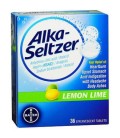 Alka-Seltzer ® Lemon Lime effervescentes antiacides comprimés avec de l'aspirine 36 Count