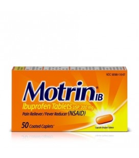 Motrin IB Liquid Gels Ibuprofen des douleurs et soulagement de la douleur 50 Count