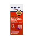 Equate Childrens Ibuprofen Bubblegum Suspension 100 mg 8 Oz