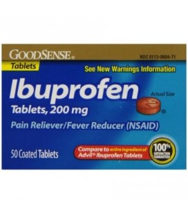 GoodSense Ibuprofen analgésique et fièvre Réducteur 200 mg comprimés 50 Ct