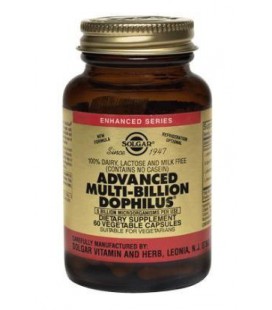 Advanced Multi-Billion Dophilus - Helps maintain a healthy intestinal flora, 60 Vcaps,(Solgar)