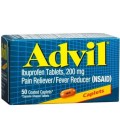 Advil Analgésique - Réducteur  de fièvre 200 mg Ibuprofène 50 Caps
