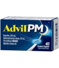 Advil PM Analgésique - Sleep Aid Nighttime (Ibuprofène et Diphenhydramine) (40 ct Box)