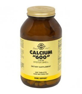 Calcium "600" (Oyster Shell Calcium) 240 Tabs 2-Pack