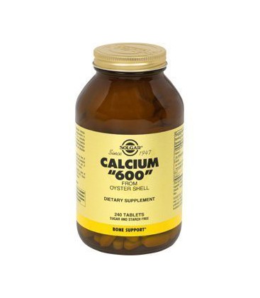 Calcium "600" (Oyster Shell Calcium) 240 Tabs 2-Pack