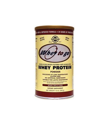 Whey To Go Protein (Vanilla) by Solgar - 16 Ounces