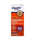 Equate Childrens Ibuprofen Suspension de raisin 100 mg 4 Oz