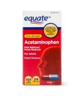 Acetaminophen 24 capsules à action rapide 500 mg