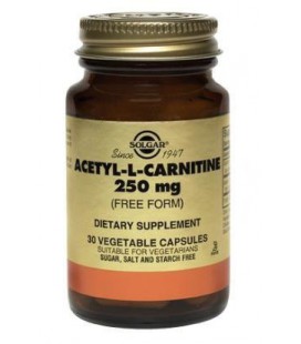 Acetyl L-Carnitine 250mg - 30 - Veg Cap