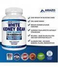 Extrait blanc haricot - 100% pur Bloqueur de Glucides et Absorbeur graisse pour la perte de poids - Intercepter Glucides - Arazo