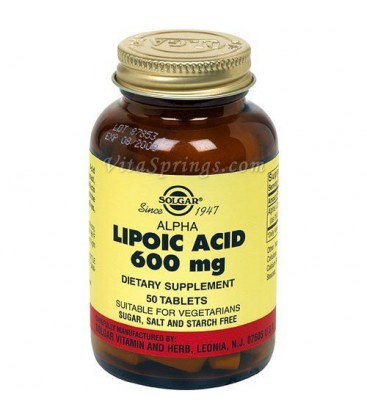 Solgar - Alpha Lipoic Acid, 600mg, 50 tablets