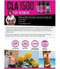 Extra Strength CLA pour les femmes - 1500mg Suractivé naturel perte de poids supplément - Conjugué acide linoléique de carthame