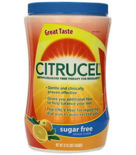 Citrucel sans sucre parfum orange 32 oz